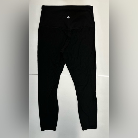Lululemon Align Ribbed Black High-Rise Leggings-25" - Picture 4 of 5